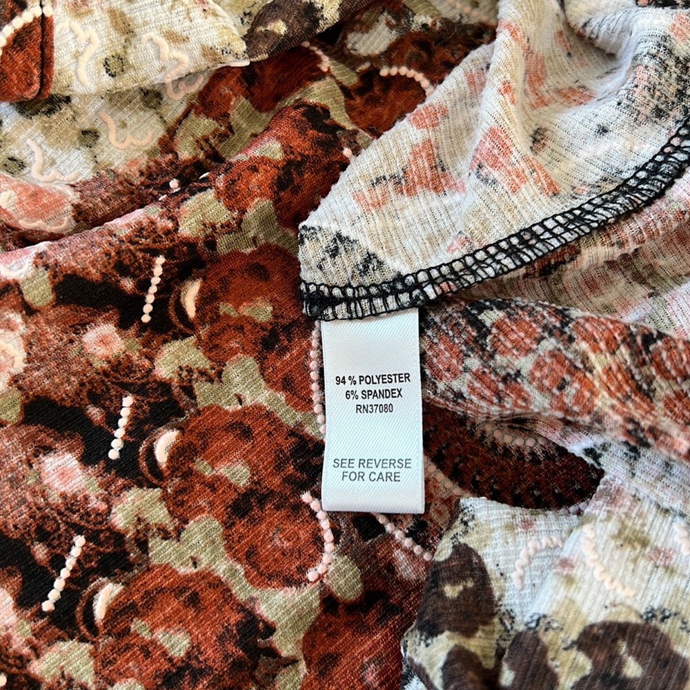 Perfect boho fall top size 14/16 like new #1 - Picture 5 of 7